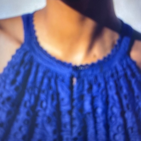 ME+EM NWT Lace Flower Bespoke Broderie Maci Halter Dress - Picture 7 of 7